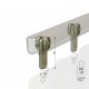 ONE PAIR RAIL ROLLER H21 ADJUSTABLE-SLIDING SHEETS ( UP TO 90KG )
